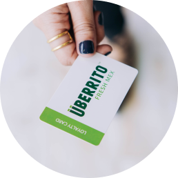 Uberrito Fresh Mex loyalty card